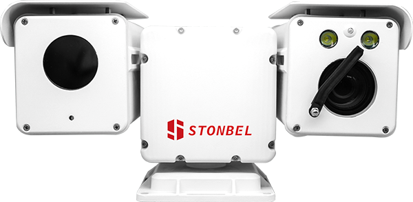 Double side mounted multispectral pan-tilt camera