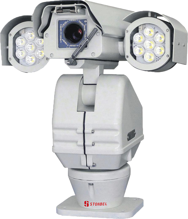 Infrared night vision intelligent mid-load PTZ camera